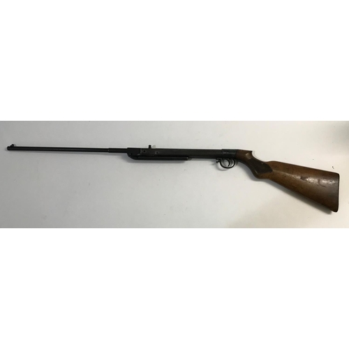 360 - A HAENEL MODEL II AIR RIFLE. A Haenel Model II DRP .22 Air Rifle, with a locking 49cm barrel, with c... 