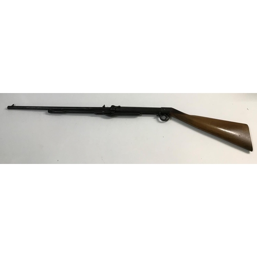 367 - A B.S.A. IMPROVED MODEL D AIR RIFLE. A Birmingham Small Arms Impoved Model D double sear marked air ... 