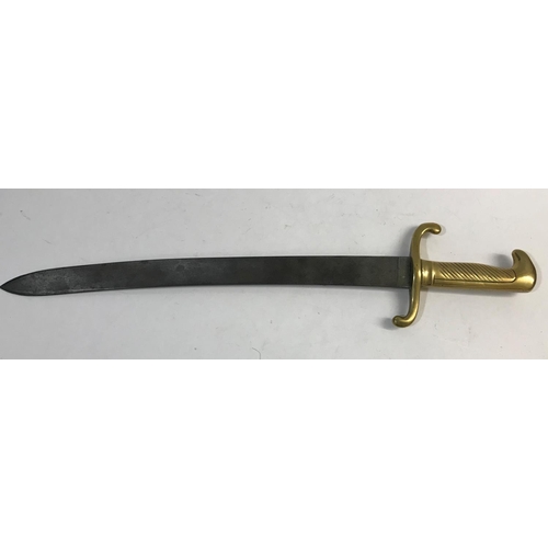 430 - A 19TH CENTURY GERMAN SHORT SWORD. Franco Prussian period short sword by Clement and Jung of Solinge... 