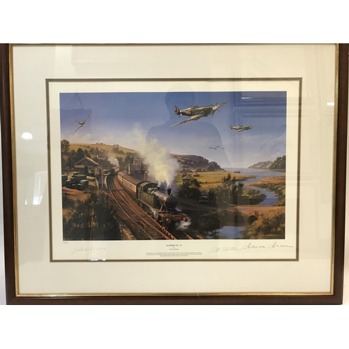 681 - NICHOLAS TRUDGIAN 'SUMMER OF '44'. A limited edition colour print 'Summer of '44' by Nicholas Trudgi... 