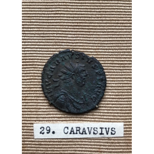 898 - ANTONINIANUS OF CARAUSIUS 286-293. Radiate bust r. within legend IMP CARAUSIUS P F AUG. Reverse stan... 