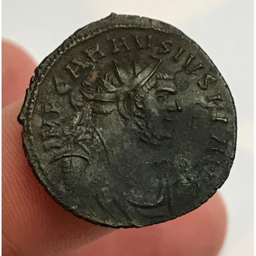 901 - ANTONINIANUS OF CARAUSIUS 286-293. Radiate bust r. within legend IMP CARAUSIUS P F AUG. Reverse stan... 