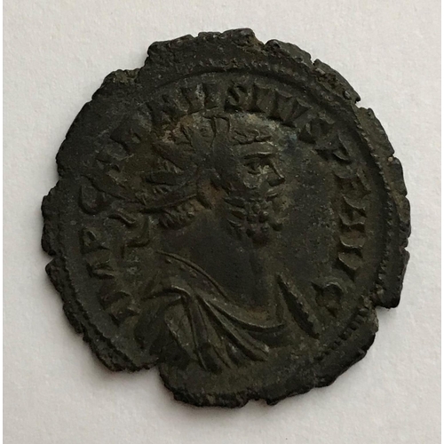 903 - ANTONINIANUS OF CARAUSIUS 286-293. Radiate bust r. within legend IMP CARAUSIUS P F AUG. Reverse stan... 