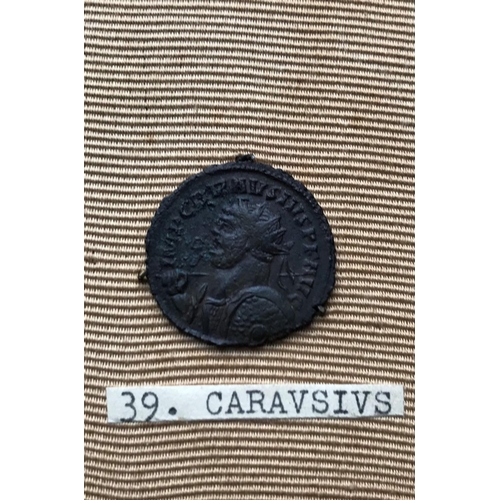 905A - A BRITISH MUSEUM COPY. A resin copy recently made for the British Museum of an Antoninianus of Carau... 