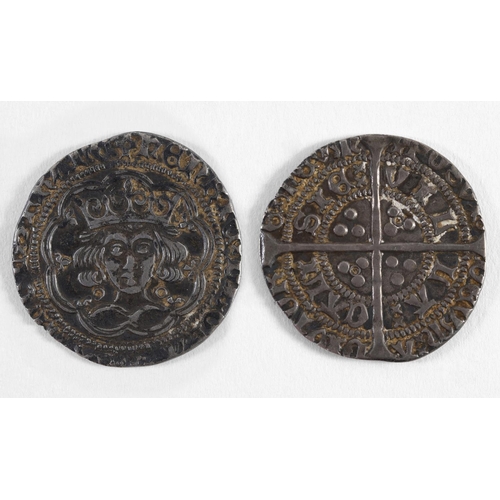 923 - A HENRY VI GROAT. A Henry VI Groat, annulet issue 1422 - 30, facing bust with annulets to either sid... 