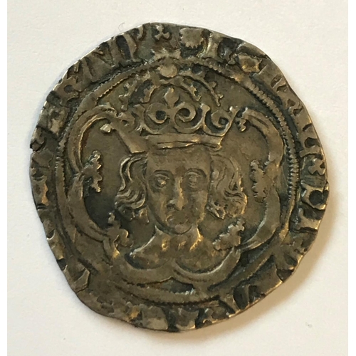 924 - A HENRY VII HAMMERED GROAT. A Henry VII Hammered Groat, facing bust issue, crown with two jewelled a... 