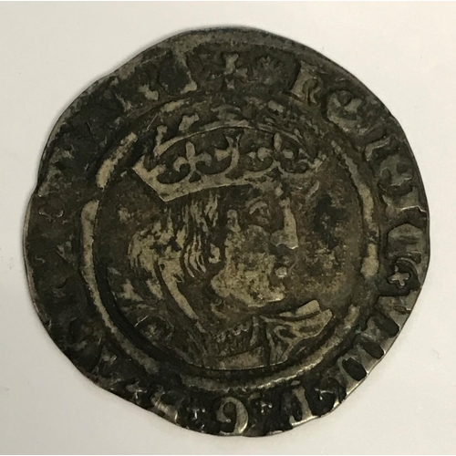 926 - A HENRY VIII GROAT. A Henry VIII Groat, second coinage with his own young portrait r, mint mark prob... 