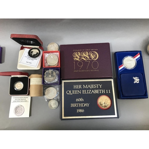 131 - Bag of Assorted Coins, to include Commemorative Coins etc