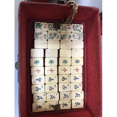 146 - Cased Mahjong Set