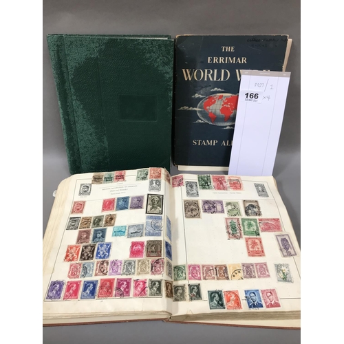 166 - Strand Stamp Album, Improved Stamp Album and Two Other Albums (4)
