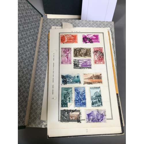 166 - Strand Stamp Album, Improved Stamp Album and Two Other Albums (4)