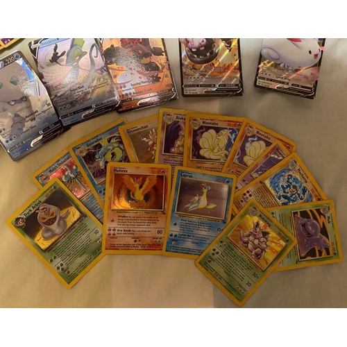 136 - Large Quantity of Assorted Pokemon Cards including Base Set, Jungle Set and Fossils and Modern Cards... 