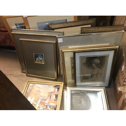 236 - Box of Assorted Pictures and Prints