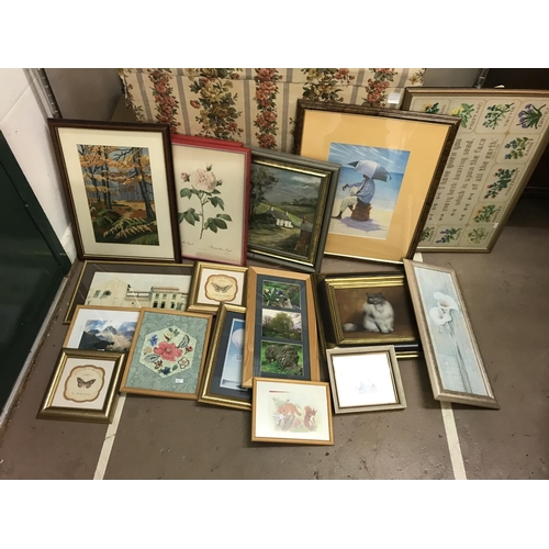 238 - Box of Assorted Pictures