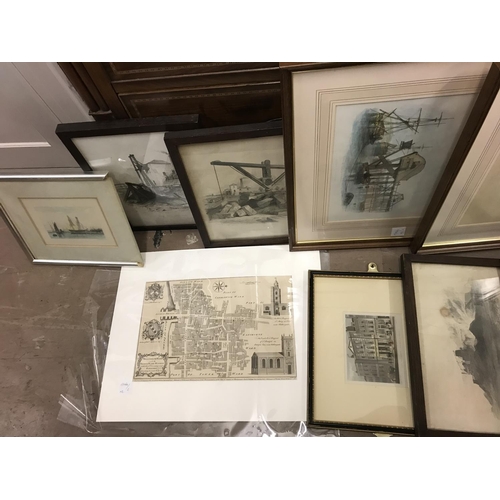 248 - Twelve Assorted Prints relating to Coal Industry and Shipping to London