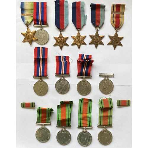 1002 - A COLLECTION OF SECOND WORLD WAR MEDALS. A collection of Second World War Medals, all unnamed as iss... 