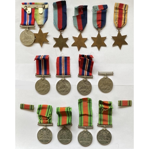 1002 - A COLLECTION OF SECOND WORLD WAR MEDALS. A collection of Second World War Medals, all unnamed as iss... 