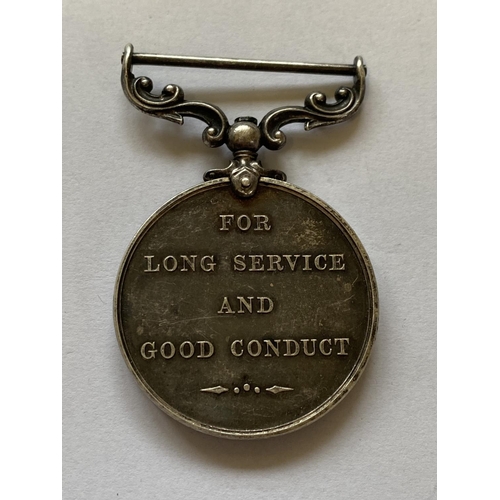 1007 - A GEORGE V LONG SERVICE AWARD. A Long Service and Good Conduct award named to S-Sgt W.Wilson I.U.L. ... 