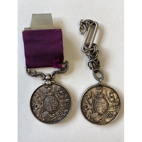 1008 - TWO ARMY LONG SERVICE AND GOOD CONDUCT MEDALS, POSSIBLY TO BROTHERS. An Army Long Service and Good C... 