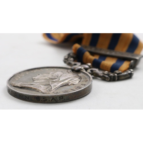 1010 - A BRITISH SOUTH AFRICA COMPANY'S MEDAL TO THE BRITISH SOUTH AFRICA POLICE. A British South Africa Co... 