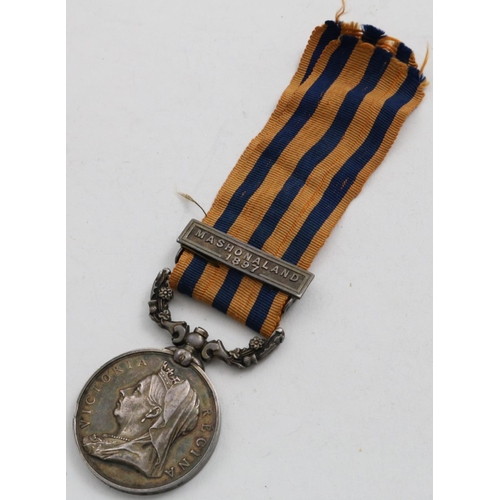 1010 - A BRITISH SOUTH AFRICA COMPANY'S MEDAL TO THE BRITISH SOUTH AFRICA POLICE. A British South Africa Co... 