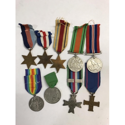 1024 - A COLLECTION OF SECOND WORLD WAR AND OTHER MEDALS. Second World War medals including 39-45, France a... 