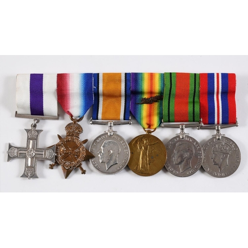 1026 - A FIRST/SECOND WORLD WAR MILITARY CROSS GROUP TO CAPTAIN ZAMBRA. A group of six comprising, Military... 