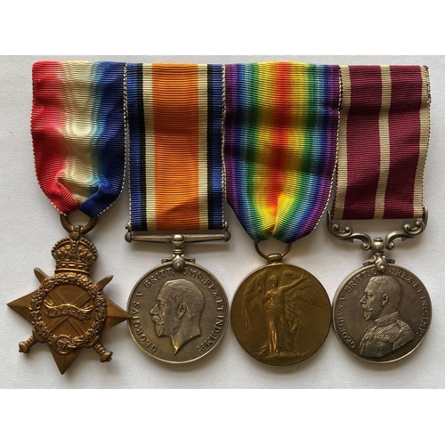 1027 - A FIRST WORLD WAR GROUP OF FIVE TO THE ROYAL ORDNANCE CORPS. A Great War group of five comprising 19... 