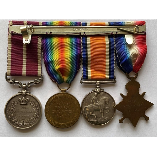 1027 - A FIRST WORLD WAR GROUP OF FIVE TO THE ROYAL ORDNANCE CORPS. A Great War group of five comprising 19... 