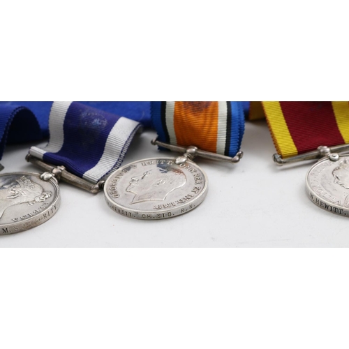 1030 - A VICTORIAN GROUP OF SIX TO THE ROYAL NAVY. A group of six comprising Egypt Medal with undated rever... 