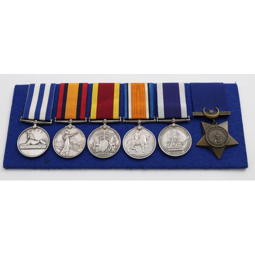 1030 - A VICTORIAN GROUP OF SIX TO THE ROYAL NAVY. A group of six comprising Egypt Medal with undated rever... 