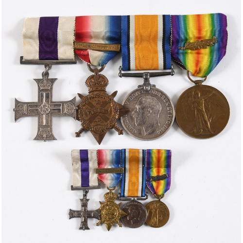 1032 - A MILITARY CROSS GROUP OF FOUR TO MAJOR PFEIL OF THE R.G.A. A Great War group of four comprising Mil... 