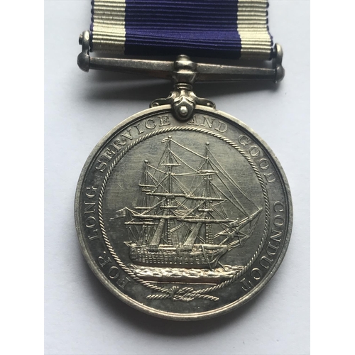 1042 - A GEORGE V ROYAL NAVAL LONG SERVICE AND GOOD CONDUCT MEDAL. A George V Long Service and Good Conduct... 