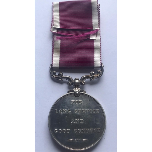 1044 - A GEORGE V LONG SERVICE AND GOOD CONDUCT MEDAL. An Army Long Service and Good Conduct Medal named to... 