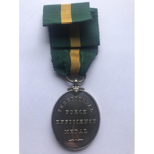 1048 - A GEORGE V TERRITORIAL FORCE EFFICIENCY MEDAL. A George V Territorial Force Medal named to '646 Sjt ... 