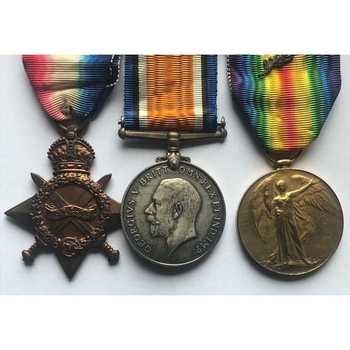 1051 - A FIRST WORLD WAR TRIO TO THE GORDON HIGHLANDERS. A Great War trio comprising 1914-15 Star, War Meda... 