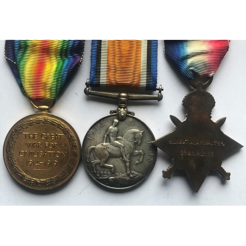 1051 - A FIRST WORLD WAR TRIO TO THE GORDON HIGHLANDERS. A Great War trio comprising 1914-15 Star, War Meda... 