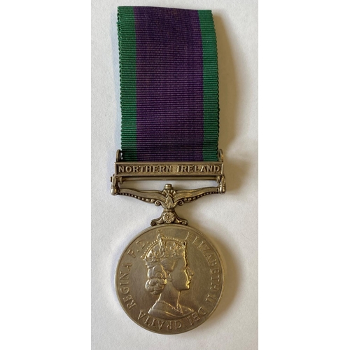 1055 - A GENERAL SERVICE MEDAL 1962-2007. A Queen Elizabeth II General Service Medal with Northern Ireland ... 