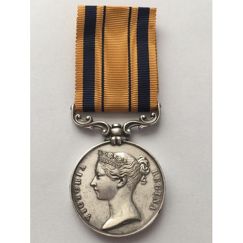 1066 - A SOUTH AFRICA MEDAL 1853 TO THE 60TH RIFLES. A South Africa Medal dated 1853 named to 1332 Pte John... 