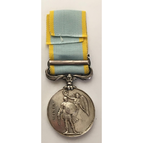 1071 - A CRIMEA WAR CASUALTY PAIR TO THE 30TH FOOT. A Crimea War Medal with Sebastopol clasp named to 3669 ... 