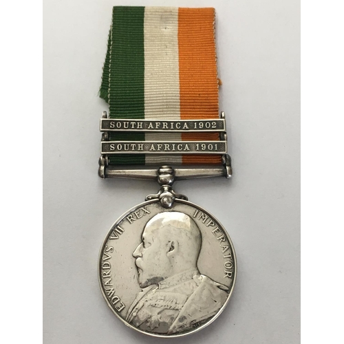 1074 - A KING'S SOUTH AFRICA MEDAL TO THE ORDNANCE CORPS. A King's South Africa Medal with South Africa 190... 