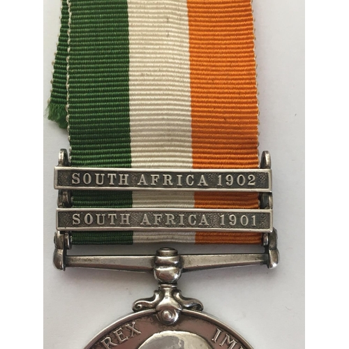 1074 - A KING'S SOUTH AFRICA MEDAL TO THE ORDNANCE CORPS. A King's South Africa Medal with South Africa 190... 