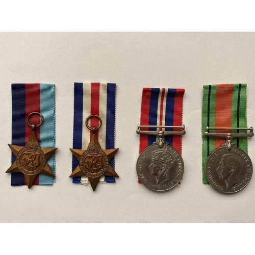 1079 - A GROUP OF SECOND WORLD WAR MEDALS IN BOX OF ISSUE. A group of four comprising 1939-45 Star and Fran... 