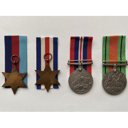 1079 - A GROUP OF SECOND WORLD WAR MEDALS IN BOX OF ISSUE. A group of four comprising 1939-45 Star and Fran... 