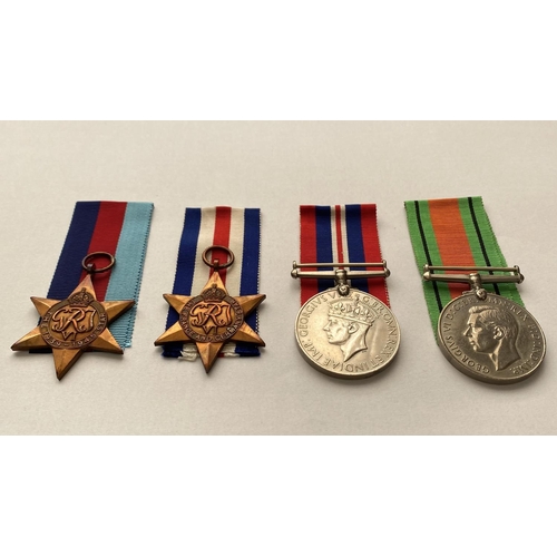 1079 - A GROUP OF SECOND WORLD WAR MEDALS IN BOX OF ISSUE. A group of four comprising 1939-45 Star and Fran... 