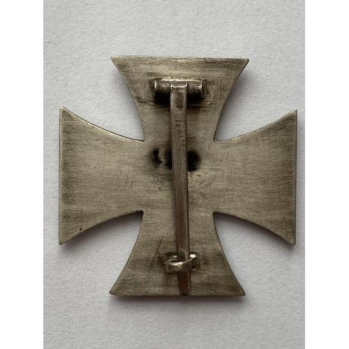 1083 - A GERMAN SECOND WORLD WAR IRON CROSS. An Iron Cross, 1st Class, dated 1939 to the front, stamped 361... 