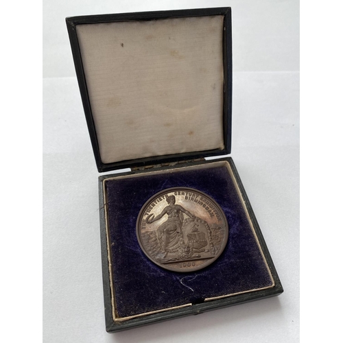 1115 - THE TWENTIETH CENTURY EXHIBITION BIRMINGHAM. A bronze award medal for the Twentieth Century Exhibiti... 