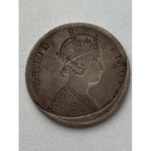 1141 - A VICTORIAN BROCKAGE. A silver coin, obverse Crowned bust of Queen Victoria l. ;Victoria Queen' Obve... 