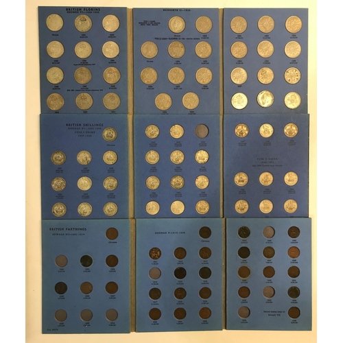 1159 - A LARGE COLLECTION OF WHITMAN FOLDERS AND OTHER PRE DECIMAL COINS. Whitman folders: Halfcrowns 1911-... 