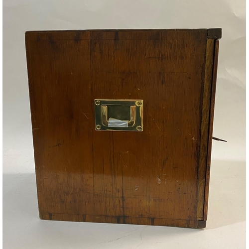 1189 - TWO COIN COLLECTORS CABINETS. A single door coin collectors cabinet with seven single depth drawers ... 